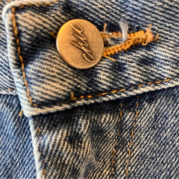 Chic Women's Classic Blue Denim Jeans size 14 100% Cotton - Picture 5 of 14